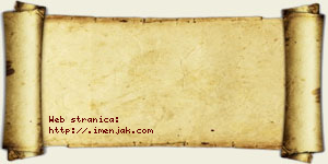 Natalija Belodedić vizit kartica